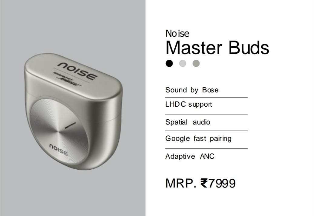 noise master buds